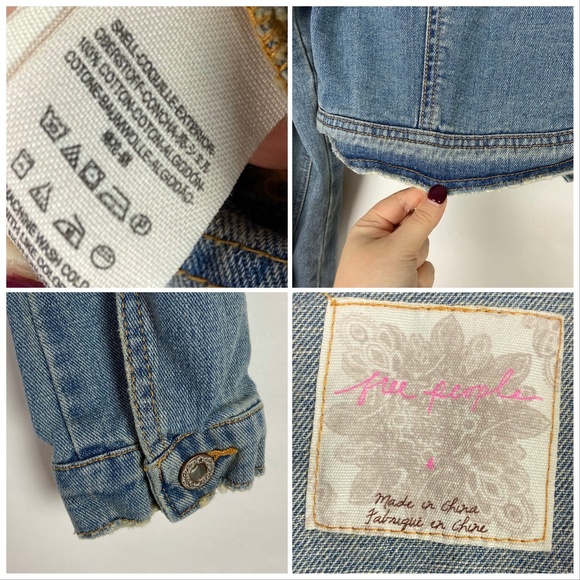 Free People Blue Jean Jacket - Picture 8 of 8